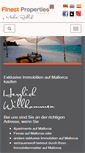 Mobile Screenshot of finestpropertiesmallorca.com
